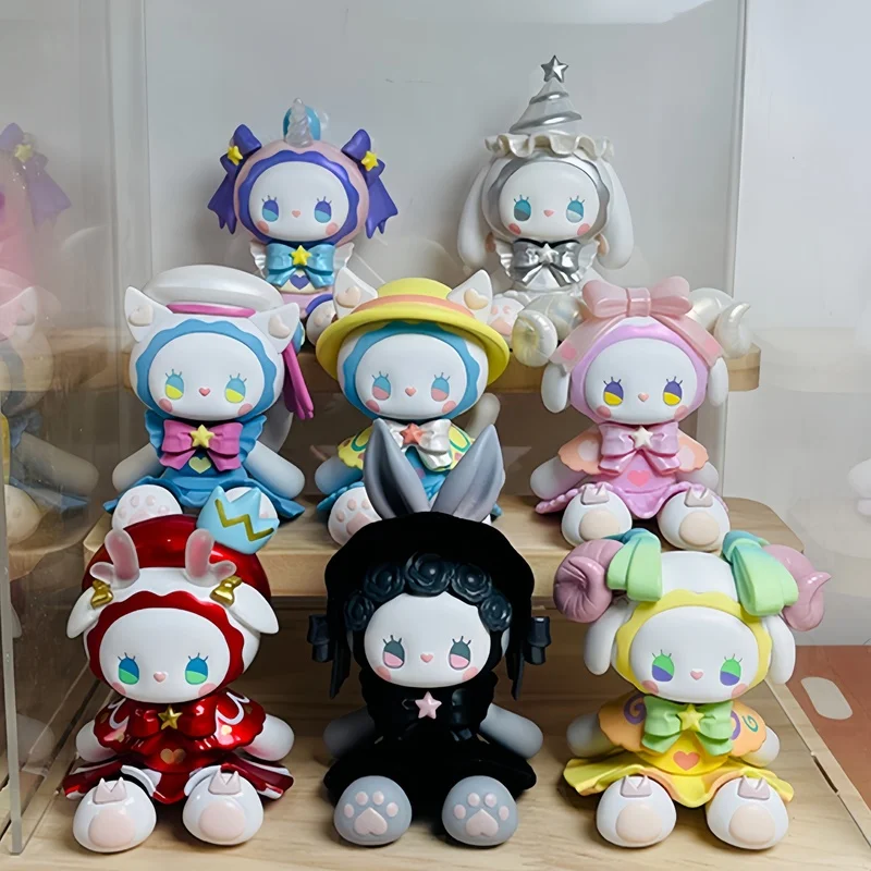 

Эмма, таинственный лес, любовь, дофамин, слепая коробка, модель серии, кукла Kawaii, милый персонаж, украшение для рабочего стола, подарок на фестиваль