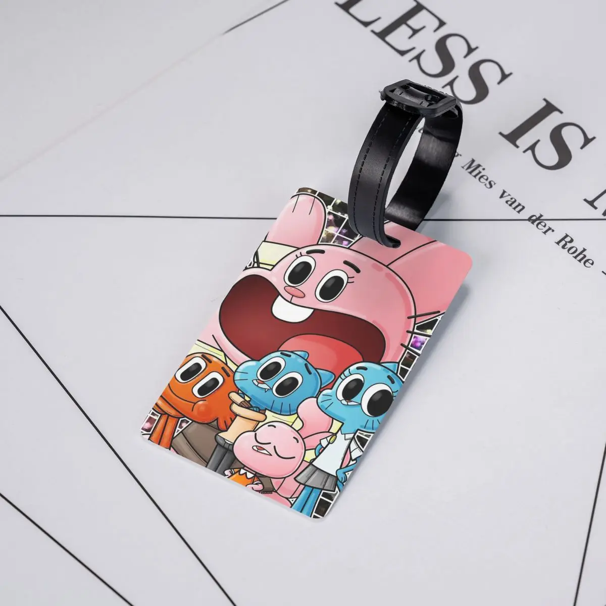 

Бирки для багажа «Удивительный мир Гамбалла», аксессуары для чемоданов, бирки для дорожных сумок, держатели для этикеток, идентификаторы, именные бирки, адресные таблички