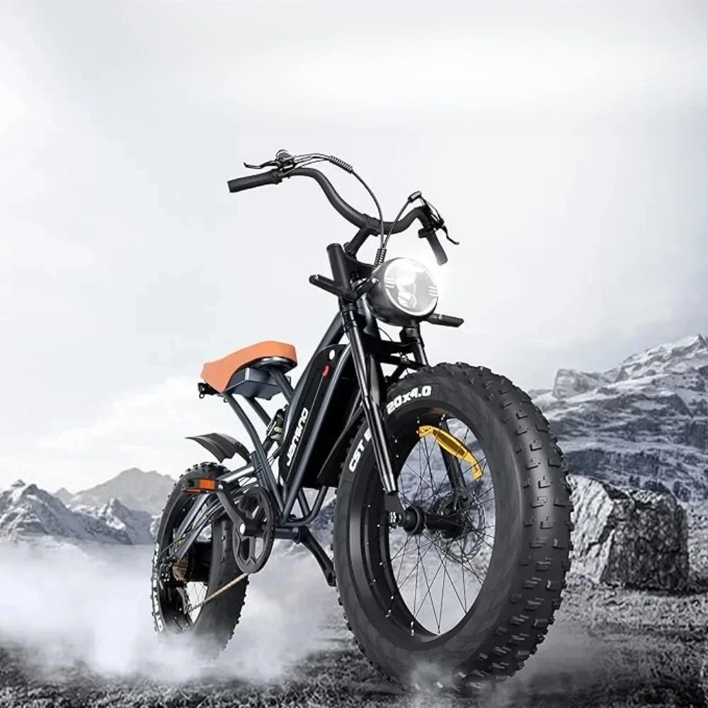 

Electric Bike 20" X 4.0 For Adults With 750W Brushless Motor, Long-Lasting 48V 14Ah Removable Battery, Mountain Electric Bike L