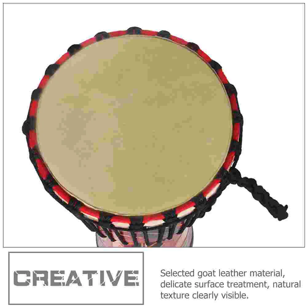 2 Pcs Roller Drum Skin Bass Accessories Leathers Covers Natural Pure Goat Bongo Heads Djembe Percussion conga