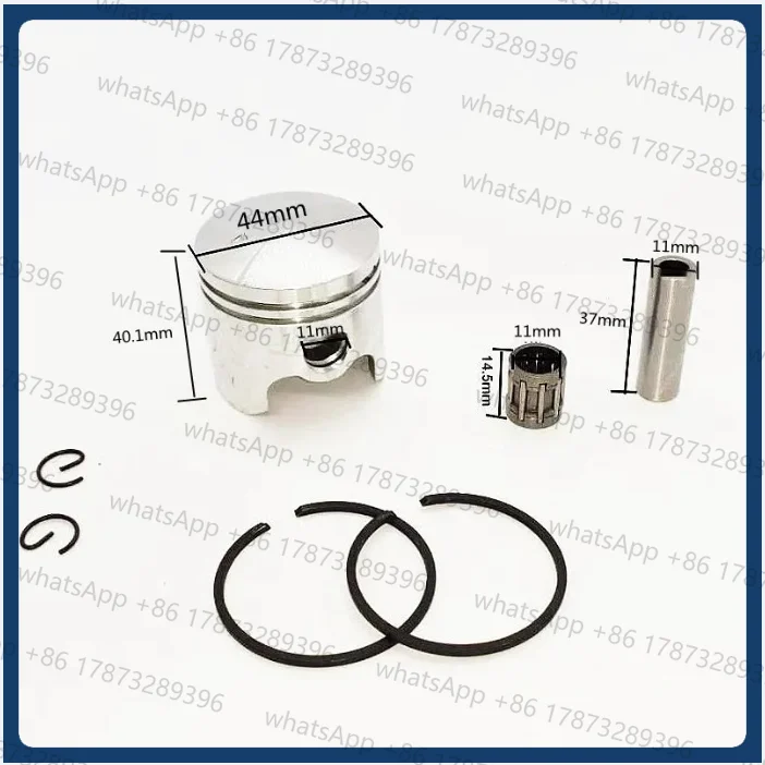 RBC 52SB Cylinder piston ring pin Needle Roller Gasket kit 44mm For RYOBI RBC52SB RBC-52SB 50CC Lawn Mower Replacement Parts