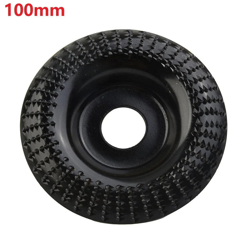 

1pc 4Inch Curved Grinding Disc Wood Shaping Disc Woodworking Carving Wheel Grinding Abrasive Rotary Tools For Angle Grinder Part