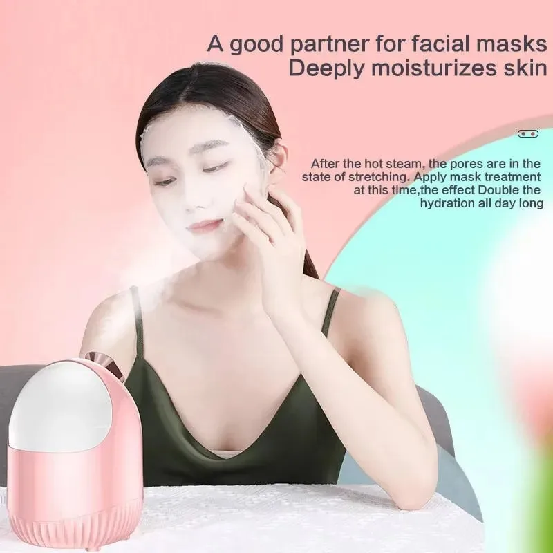 Factory Direct 2026 Facial Steamer Cold and Warm Mist Humidifier for Face Sauna Deep Cleaning Vaporizer Sprayer Salon Home