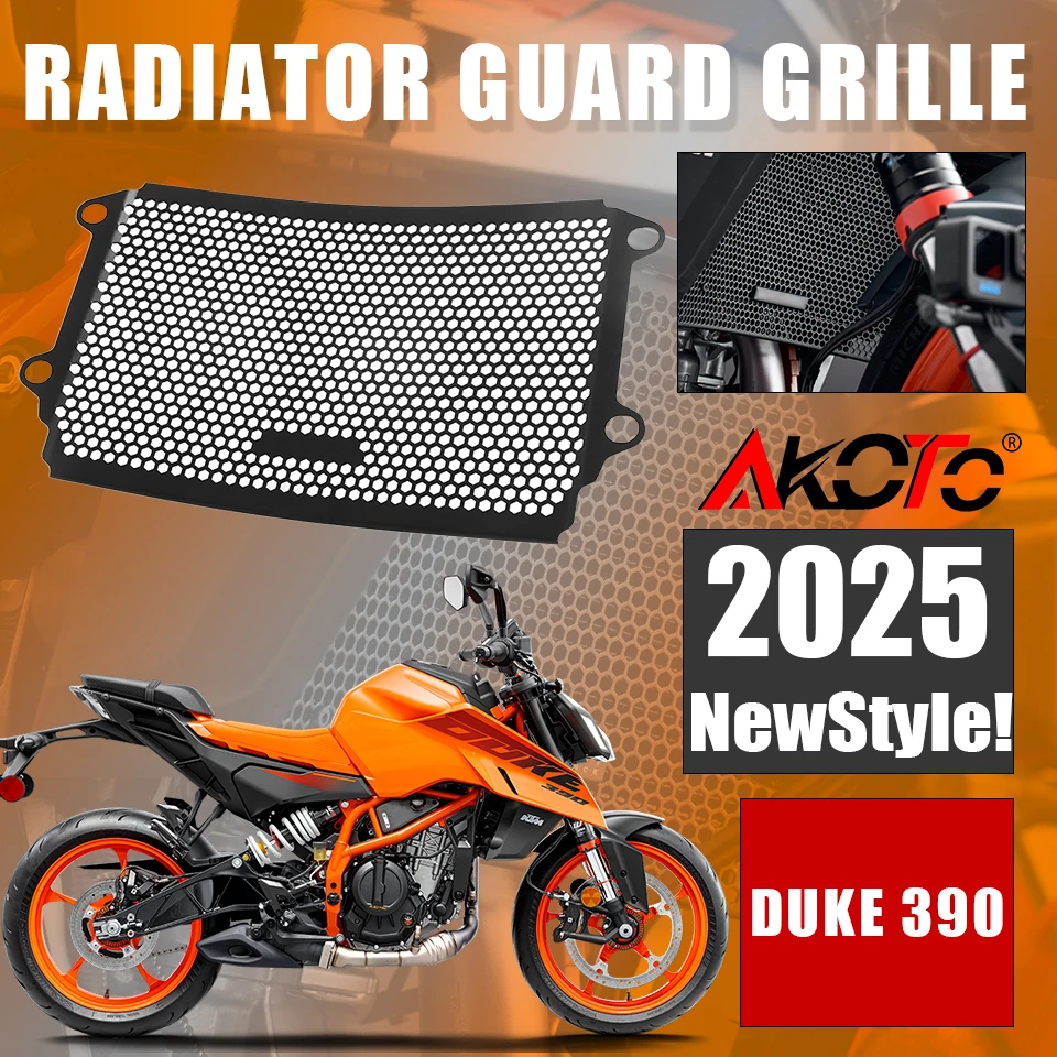 

Motorcycles CNC Radiator Guard Grille Grill Cover Accessories Protection FOR KTM DUKE 390 390Duke Duke390 2024 2025+ Parts