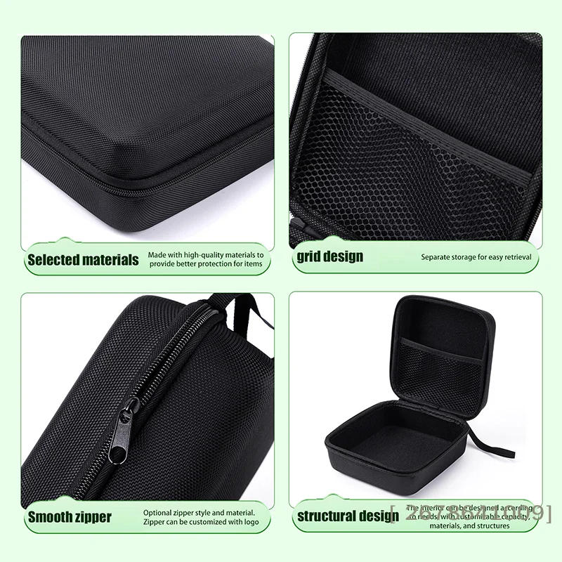 ❀Hard EVA Travel Carrying Case for Blood Pressure Monitor - Shockproof, Waterproof Protective Storage Bag with Mesh Pocket