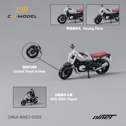 CMModel 1/64 Motorcycle NINET Diecast Model