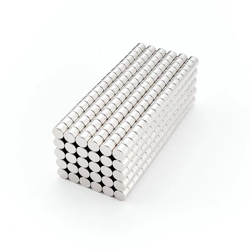 10pcs/lot Diameter 6mm Series Thickness 1-25mm High-strength Cylindrical Mini Universal Magnetic Fastener