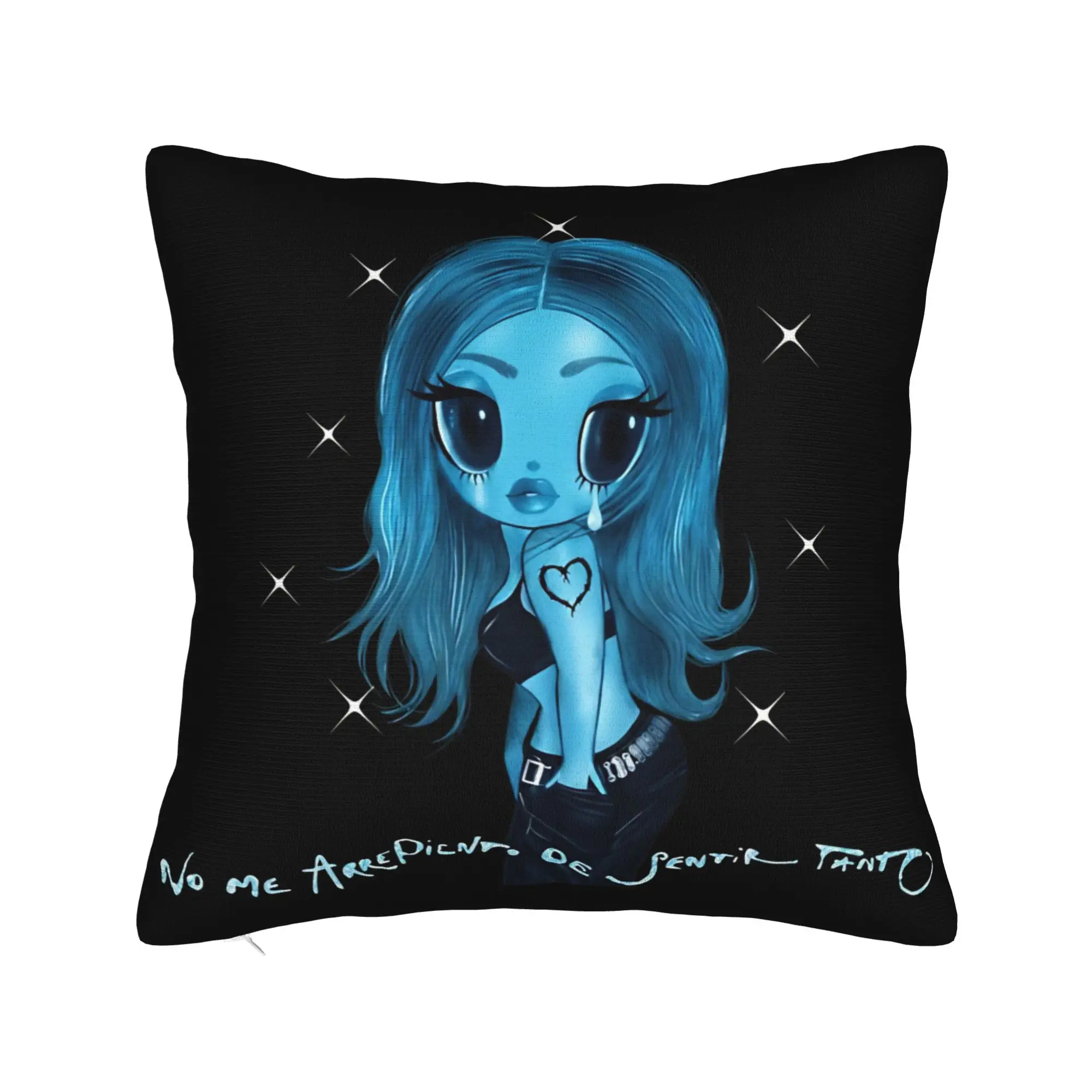 Karol G New Album Retro Pillow Cover  Kawaii Pillow Case For Sofa Home Decor Custom Pillowcases Birthday Gift