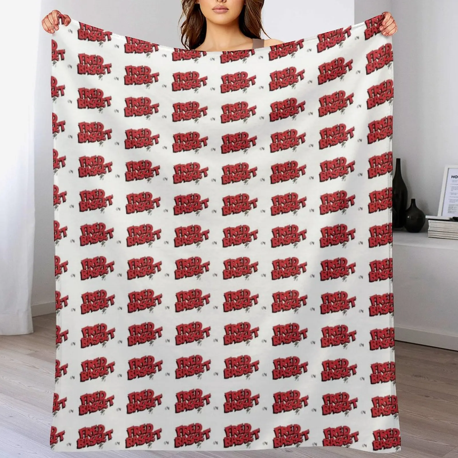 anjing fred 3 Throw Blanket