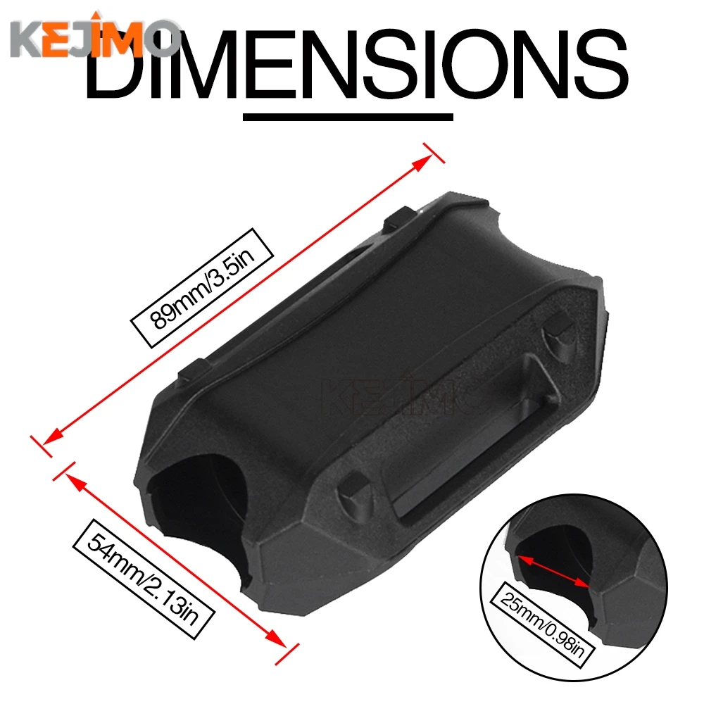 

FOR YAMAHA XT660XR XT660Z XT 660 Z XR XT1200Z XT 1200 Z 25MM Motorcycle Engine Crash Bar Protector Bumper Decorative Guard Block