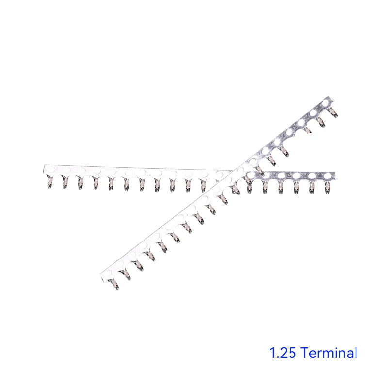 100pcs JST Connector Crimp Terminal Contact Pin 1.25mm Pitch Electronic Component for Connector Housing