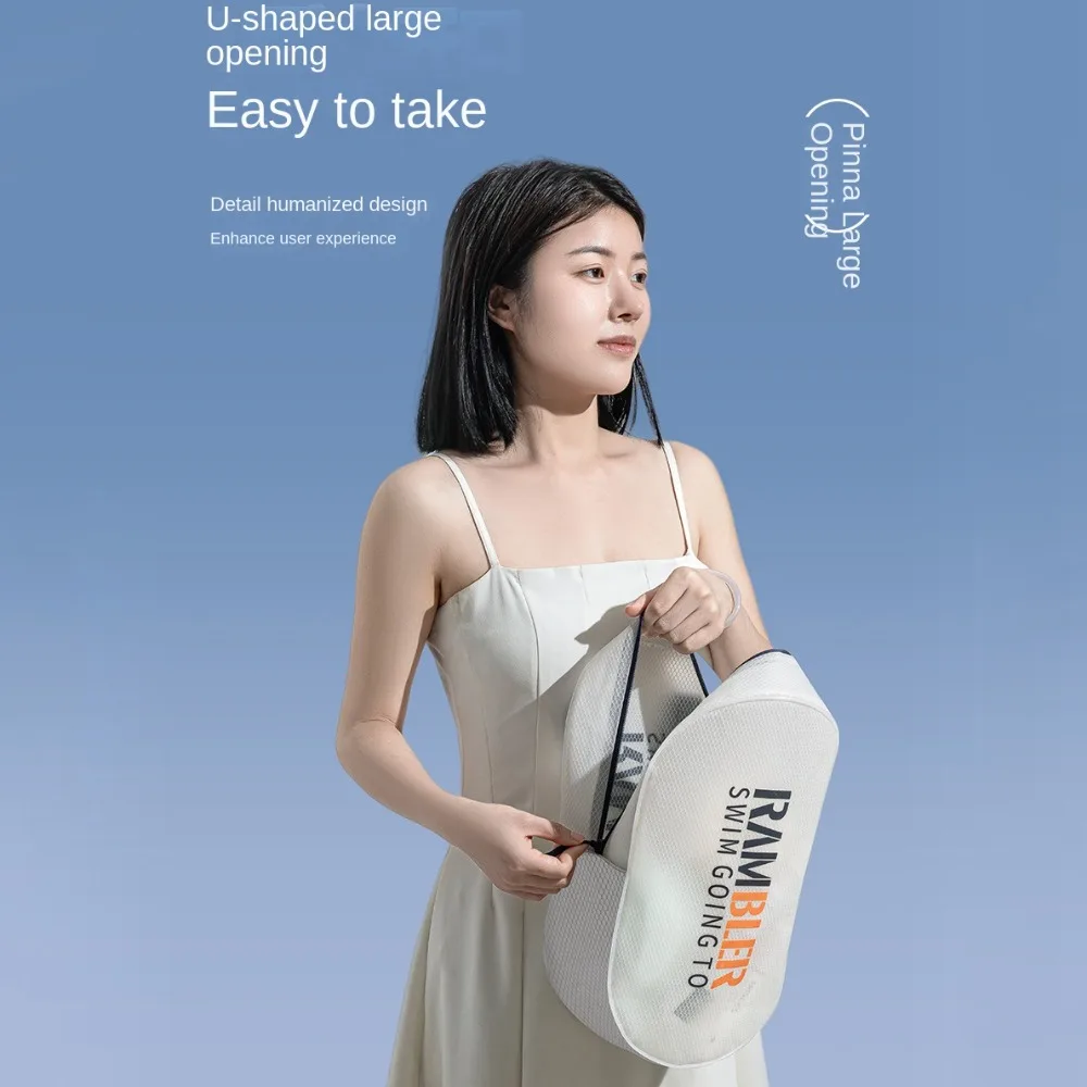 

Dry Wet Separation Swimming Gym Dry Bag Large Capacity Transparent Pool Waterproof Storage Bag Mesh Clear PVC