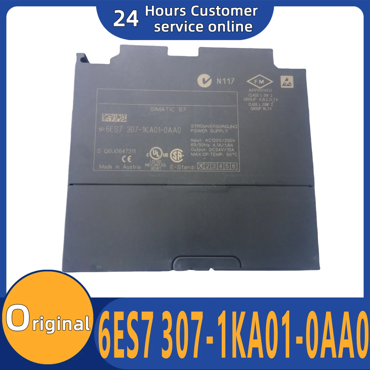 

CHKJ Brand new original module 6ES7 307-1KA01-0AA0 6ES7 307-1KA02-0AA0 6ES7 307-1KA00-0AA0