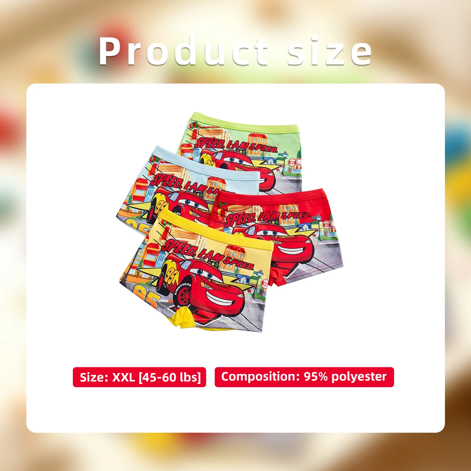 4 Pack Boys Cartoon Race Car B - Lighting Mcqueen Decor ulasan dan harga