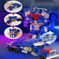 Transformation Car Anime Robot Model One Step Deformation Robot Toy Kid Puzzle Toy Deformation Car Action Figure Model 6