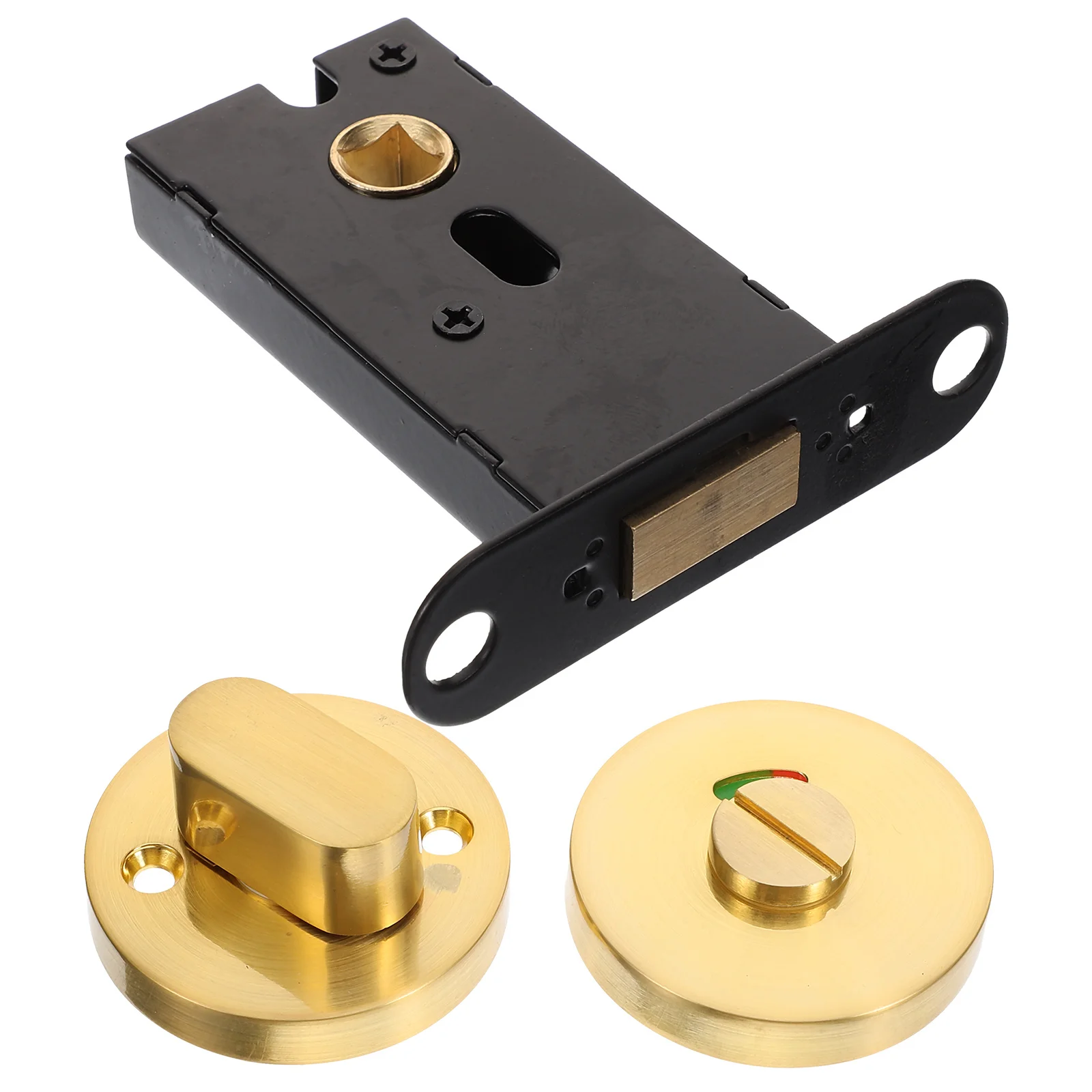 Zinc Alloy Public Toilet Indicator Lock Privacy Door Lock for Restroom Partition Easy Installation Bathroom Locks for Doors