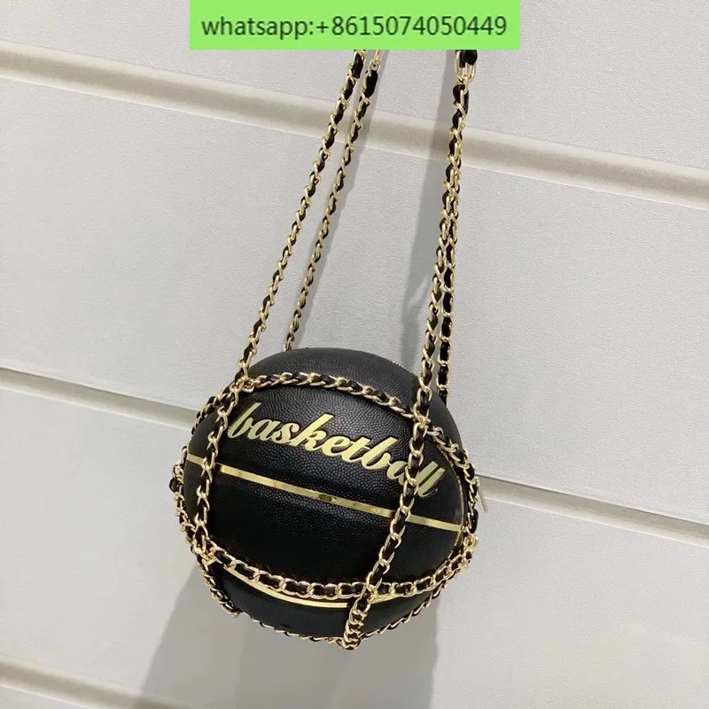 Basketball Bag Chain Bag Single Shoulder Round