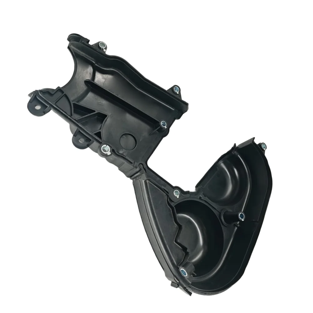 Front Engine Cover Timing Belt Cover Black Finish Cover Anti-Aging Properties Pressure Resistant For Engine Repair