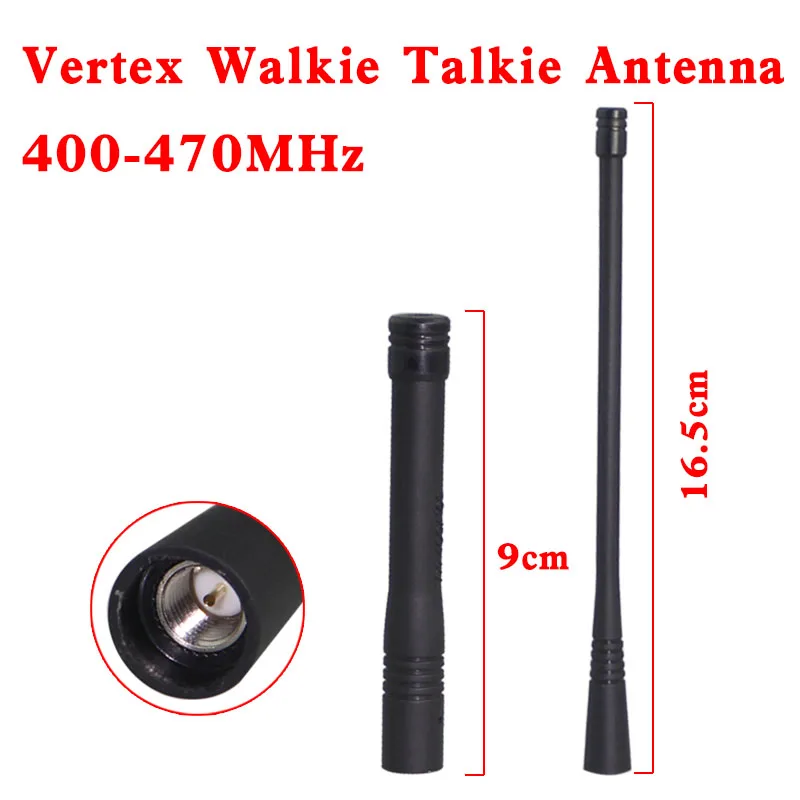 

UHF 400-470MHz Antenna Male for Vertex VX-160 VX-168 VX-351 VX-354 VX-418 VX-428 Walkie Talkie Two Way Radio