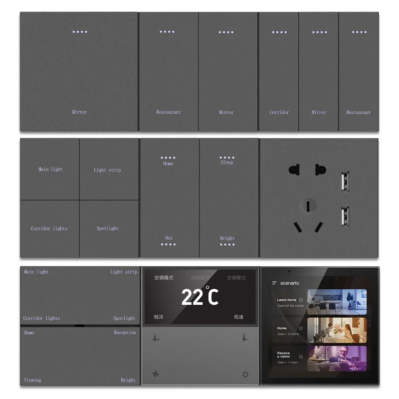 M6 High Quality Universal Other Smart Home Requirements Smart Tuya Zigbee Wall Switch Module
