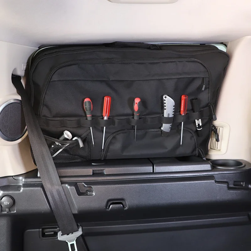 

1 шт. сумка-органайзер из ткани Оксфорд для бокового окна багажника Land Rover Discovery 4 LR4 2010-2016, аксессуар для модификации интерьера автомобиля