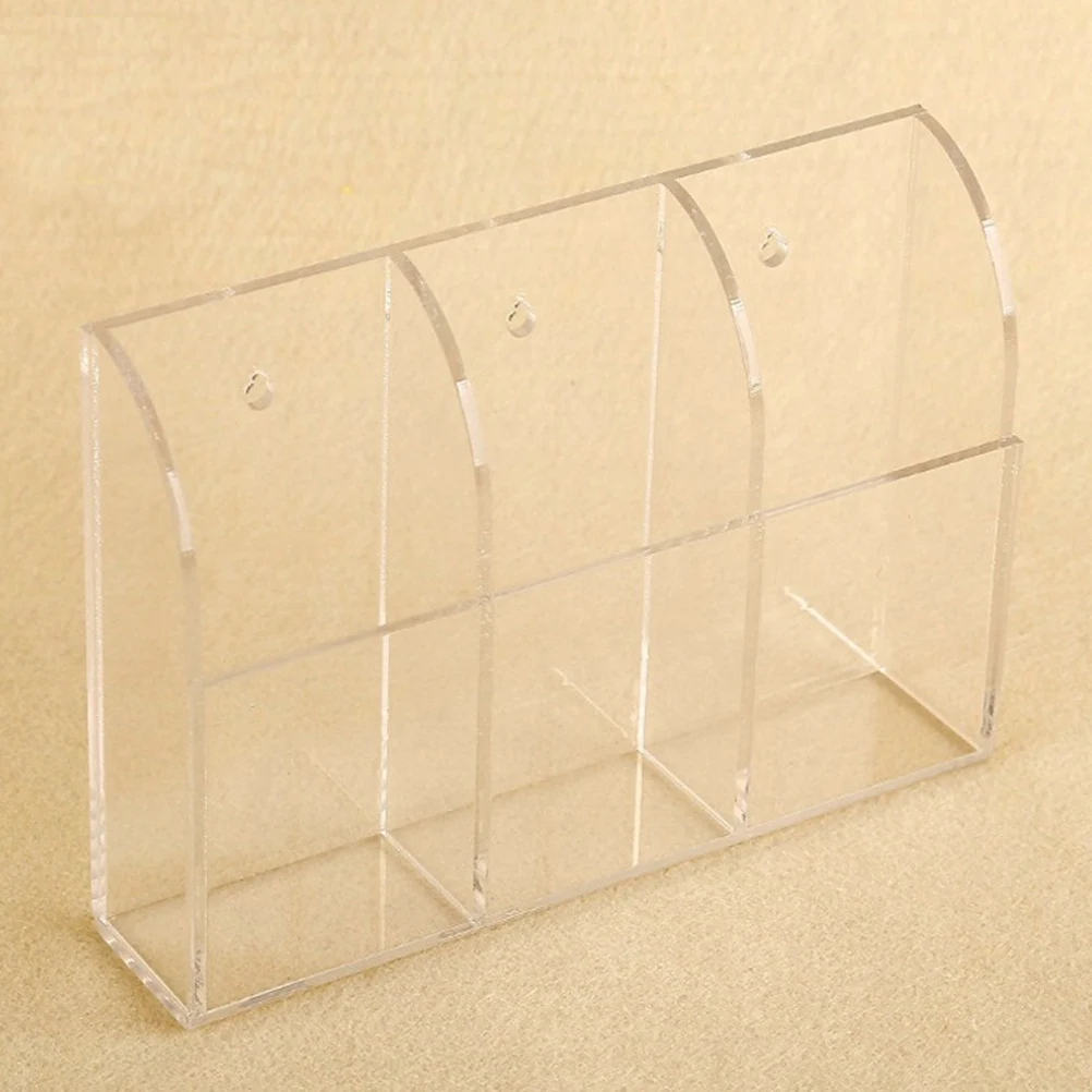 

Remote Control Storage Box Holder Controller Rack Media Organizer Acrylic Office