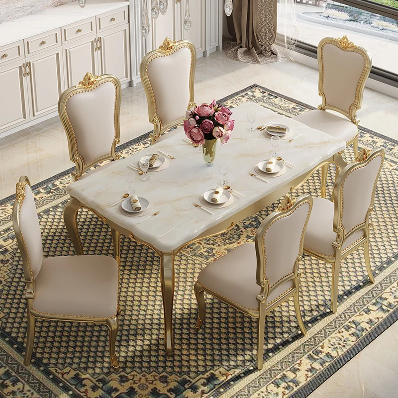 Restaurant Luxury Dining Table Living Room Camping Poker Service Dining Table Terrace Designer Muebles Living Room Furniture