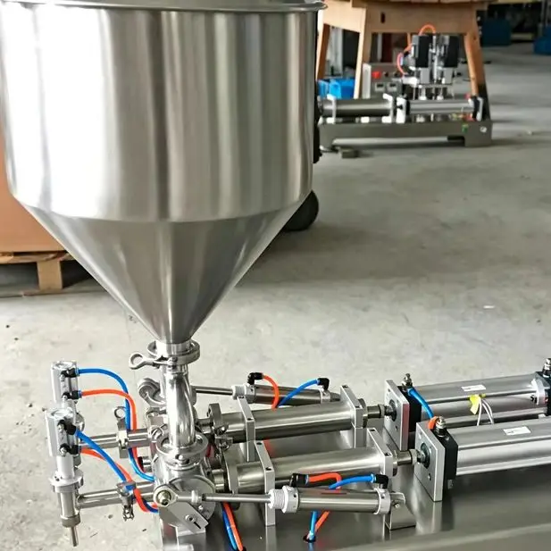 

Pneumatic Cream Liquid Filling Machine 100-1000ml Cosmetic Shampoo Cream Filling Equipment for Liquid Products