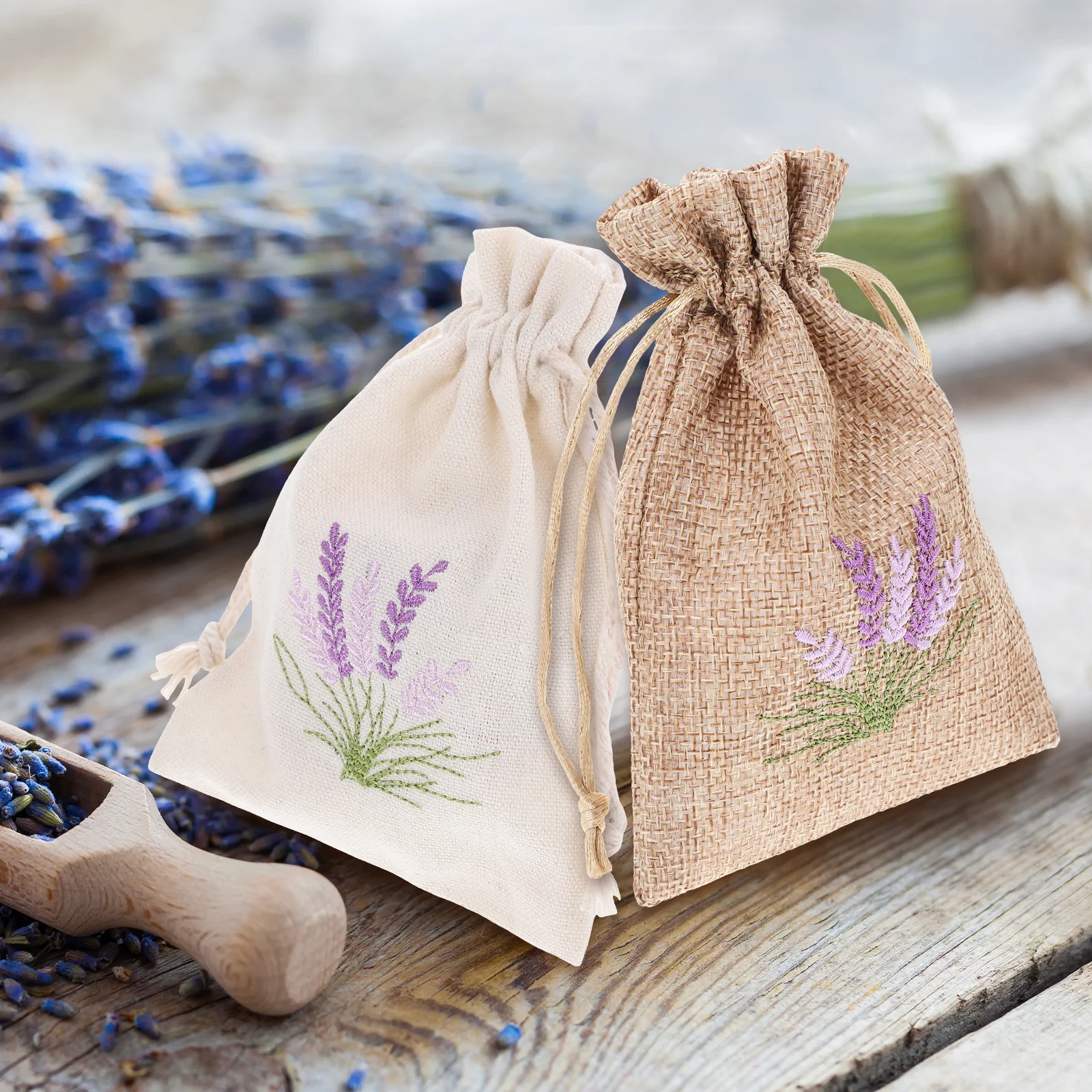 12 قطعة أكياس الكتان التقليد الأنيقة الرباط الحقائب لحفلات الزفاف وأعياد الميلاد والاحتفالات أكياس الكيس التعبئة حقيبة #6