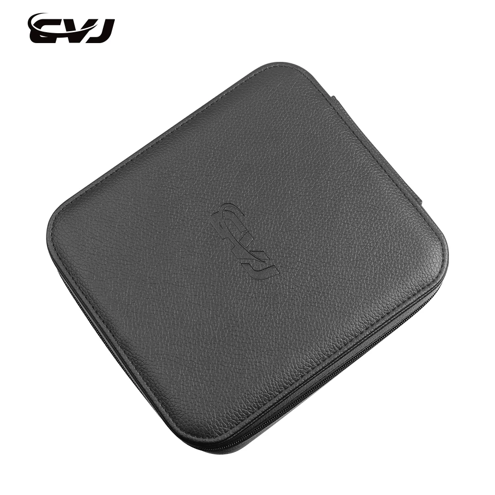 cvj-flexcore-adjustable-pu-organizer-earphone-case-water-resistant-stain-resistant-scratch-resistant-for-earphones-and-cable-dac
