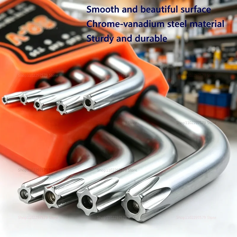 9pcs L-Type Double-End Screwdriver Hex Wrench Set Key Torx Spanner 9 Sizes For Auto Mechanical Repair Hand Tools Screwdriver