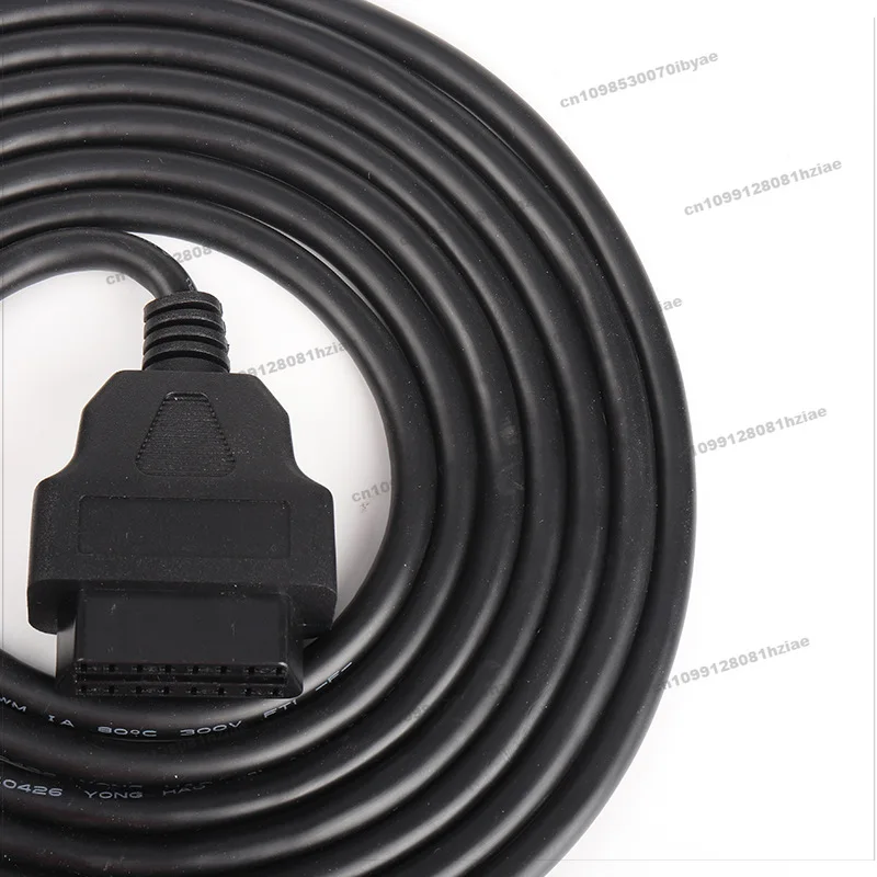Applicable To Car Truck OBD Extension Cable Male-to-female 16-core Powered OBD2 Car Fault Diagnosis Instrument Cable Vehicle