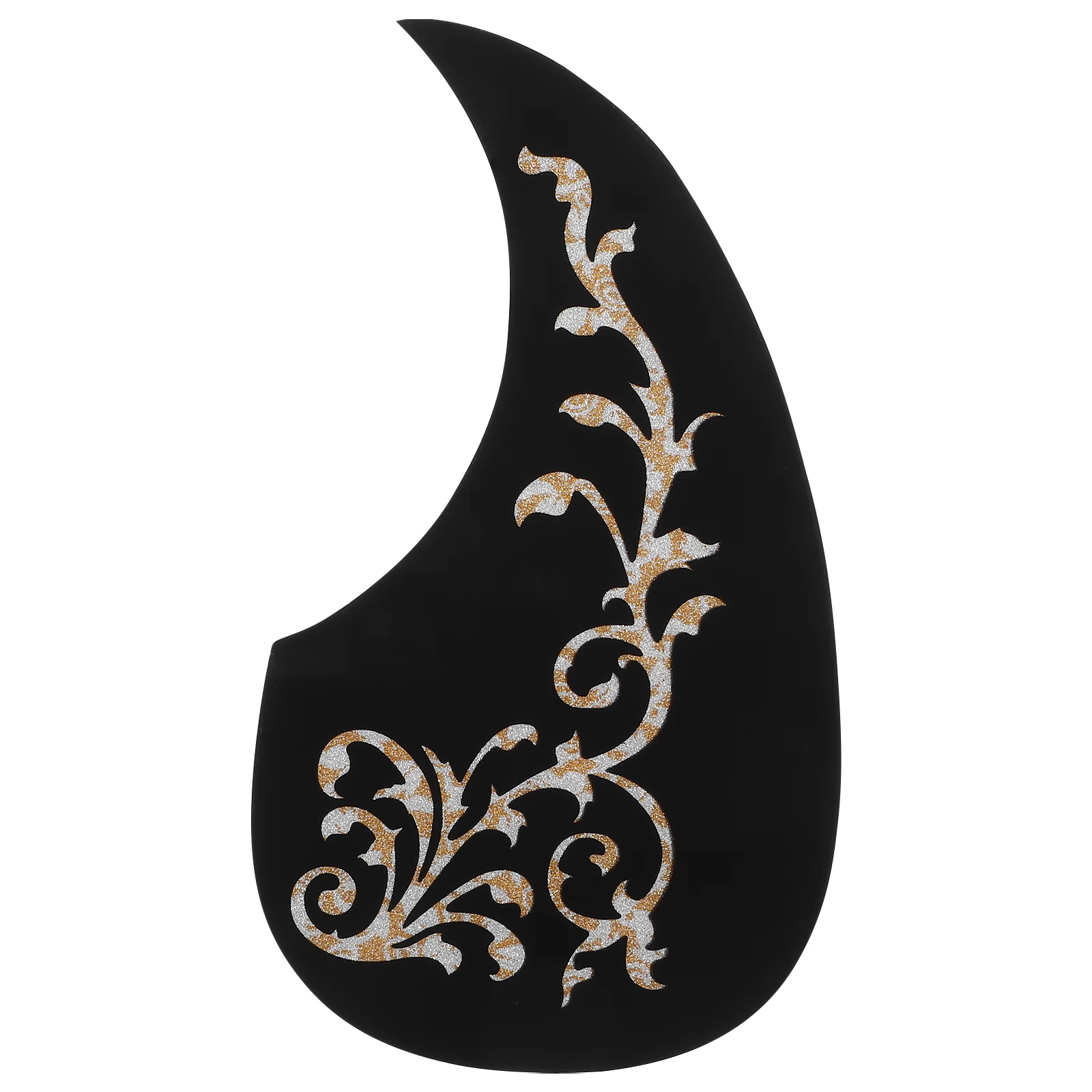 1 Pc Guitar Pickguard Anti-Scratch Guard Plate Self-adhesive Guitar Pick White Tree Vine Flower Guard Sticker for Acoustic Guita