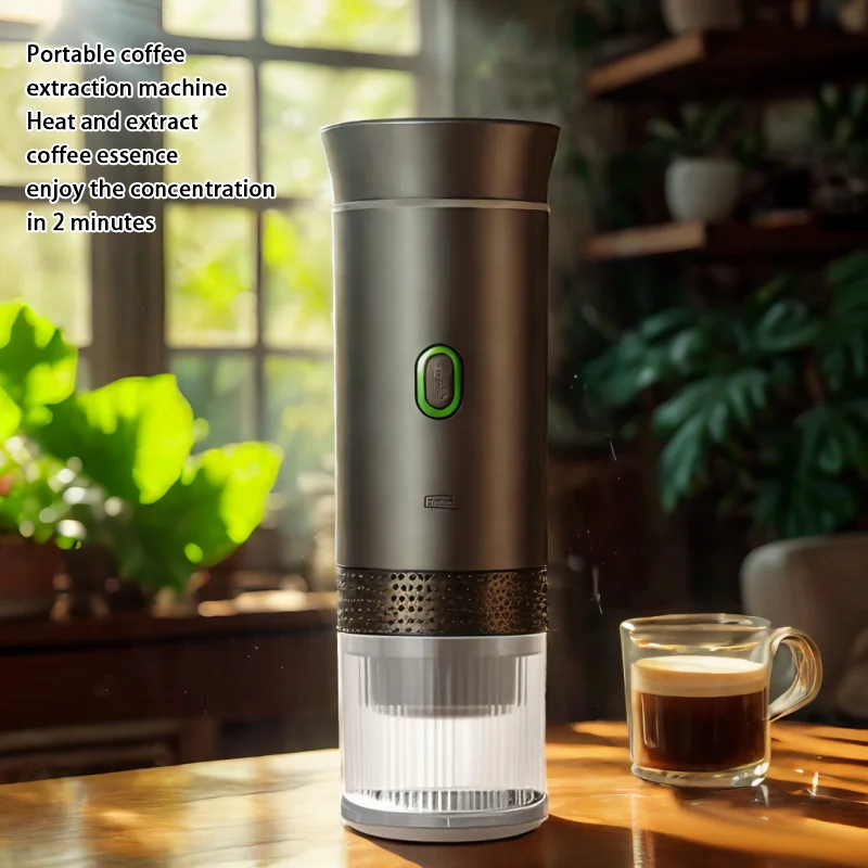 

For Home Camping Travel Coffee Machine 3-in-1 Wireless Portable Electric Coffee Maker Espresso Machine USB Rechargeable