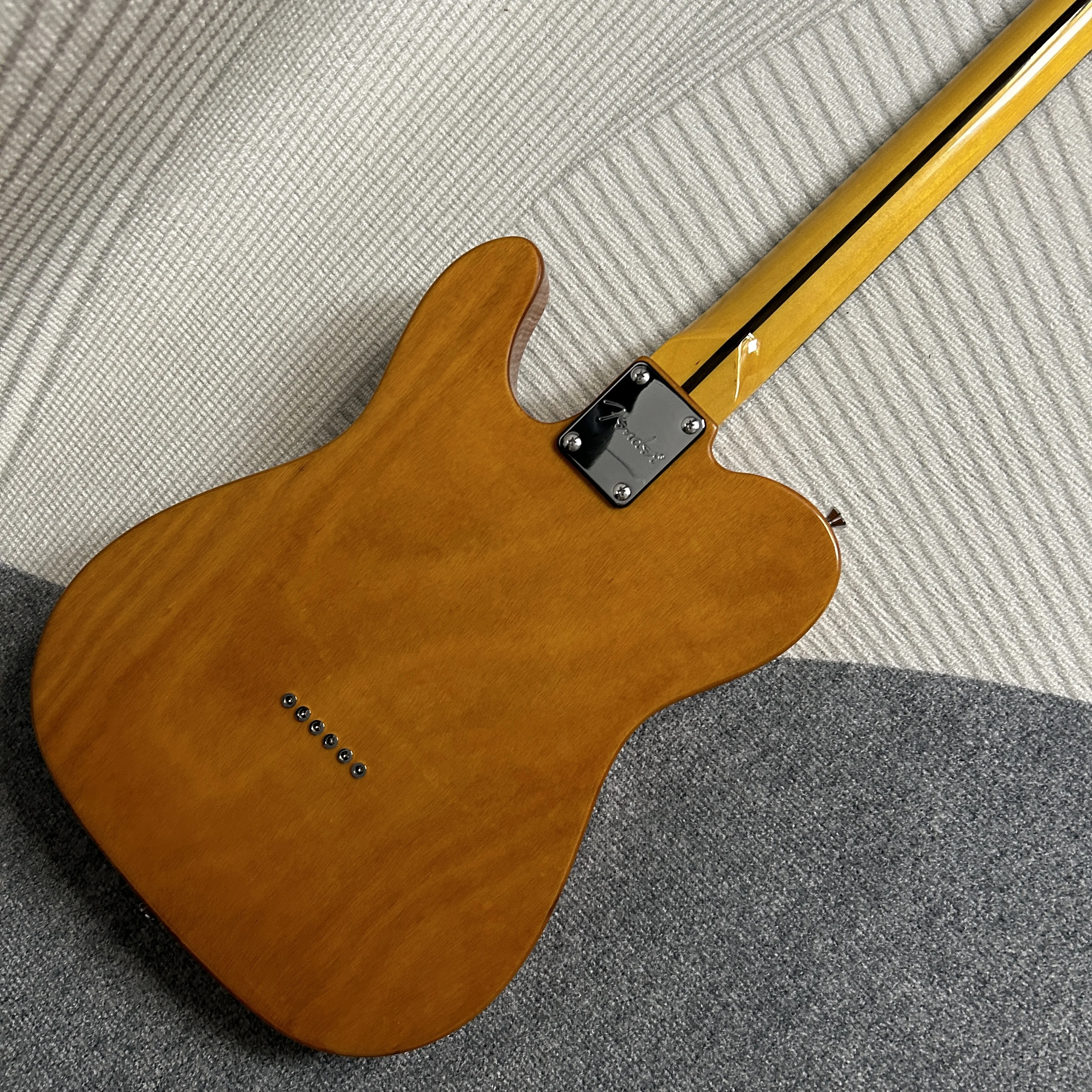 TL Electric Guitar Transparent Yellow Version Rosewood Fingerboard Mahogany Body Chrome Hardware