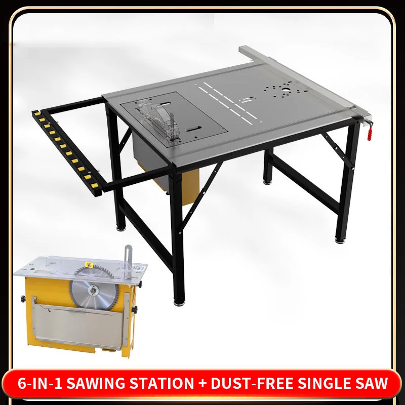 Multifunctional Portable Folding Saw Table, Woodworking Workbench, Inverted Saw, Electric Height-Adjustable Workstat(Customized)