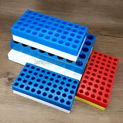 1 piece plastic chromatographic injection bottle Holder 2ml to 60ml sample bottle Rack Lab Sample vial Tray with 40 or 50 holes