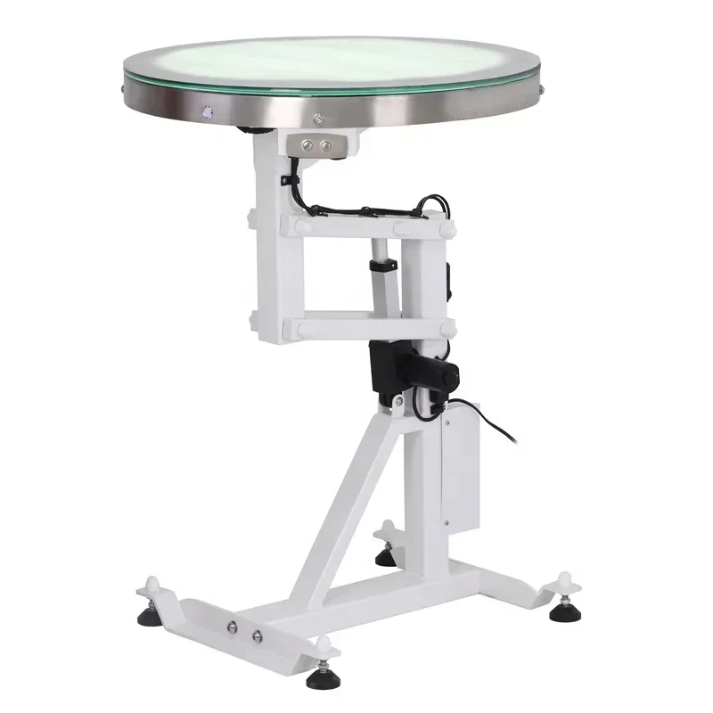 LED grooming table pet dog beauty salon rounded LED grooming table wholesale electric lifting round factory LED grooming table