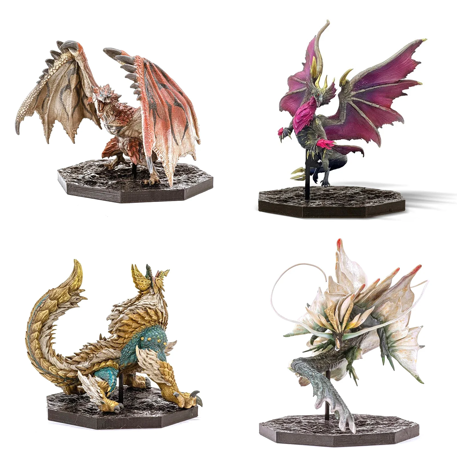 

Monster Hunter CUBE Zinogre Amatsu Crimson Glow Valstrax Gore Magala MAGNAMALO Mizutsune Monster Dragon Figure Model Toys