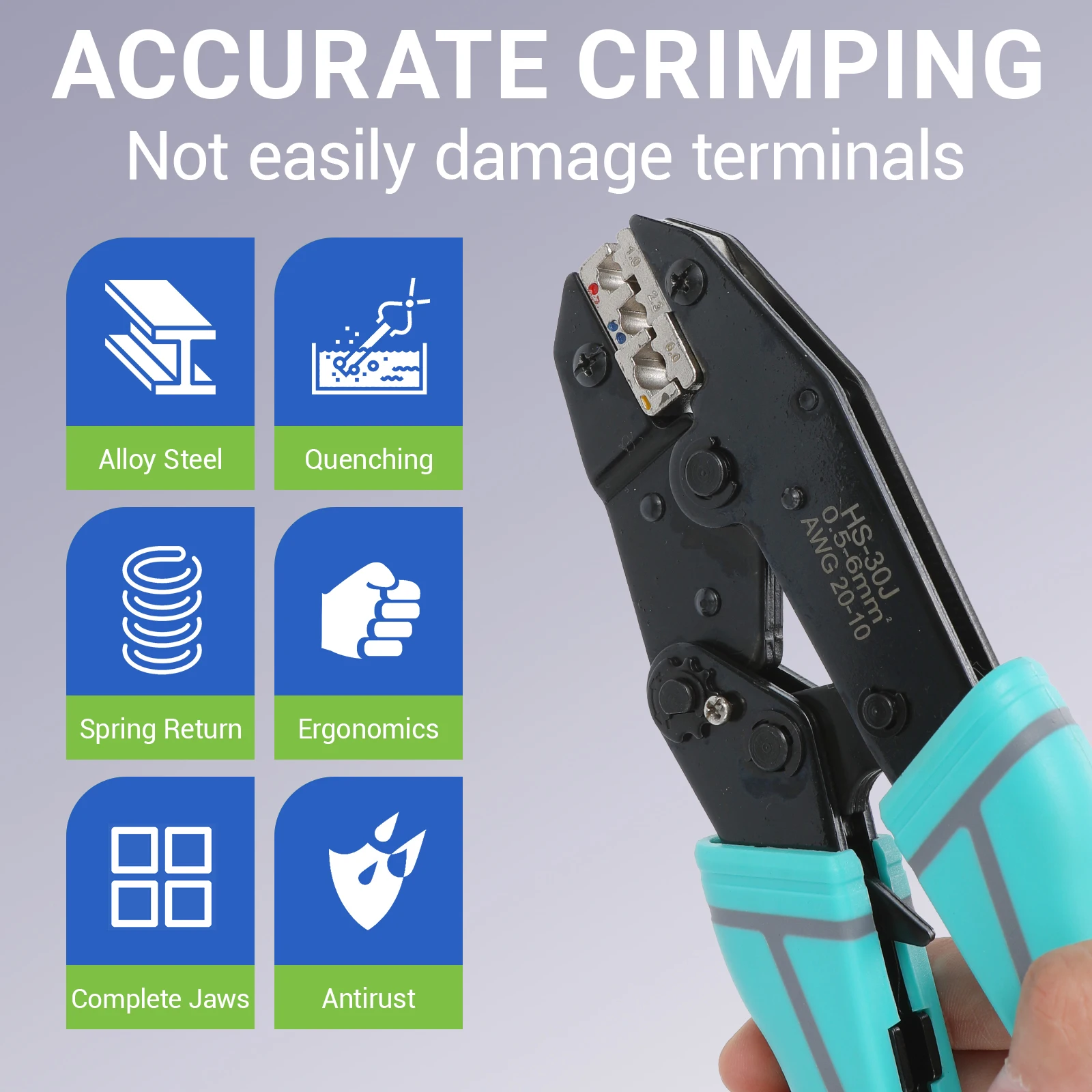 ชุดเครื่องมือเข้าหัวสายไฟ 6 ชิ - Mc4 Crimping Tool บทวิจารณ์และราคา