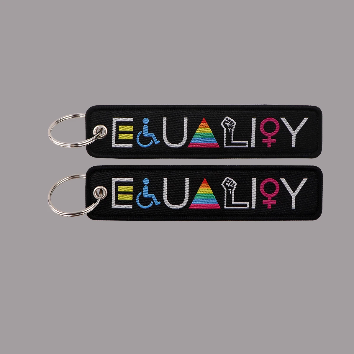 

1pcs Logo Pattern Embroidered Keychain Keys Tag For Car Motorcycles Keyring Pendant Keys Holder Accessories Gifts