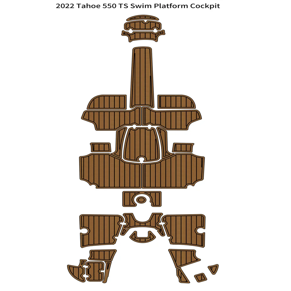 

2022, Tahoe 550 TS, платформа для плавания, кокпита, лодка, EVA, пол из тикового дерева, SeaDek, стиль Gatorstep, самоклеящаяся drujyferyy