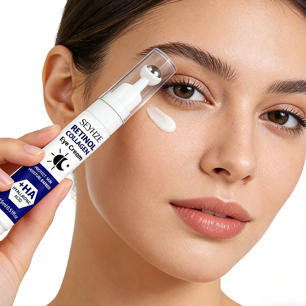 

SEYHZE крем для глаз с ретинолом и коллагеном, 15 мл, мгновенно лифтинг кожи глаз, осветление, увлажняющий, с кофеином, ниацинамидом B