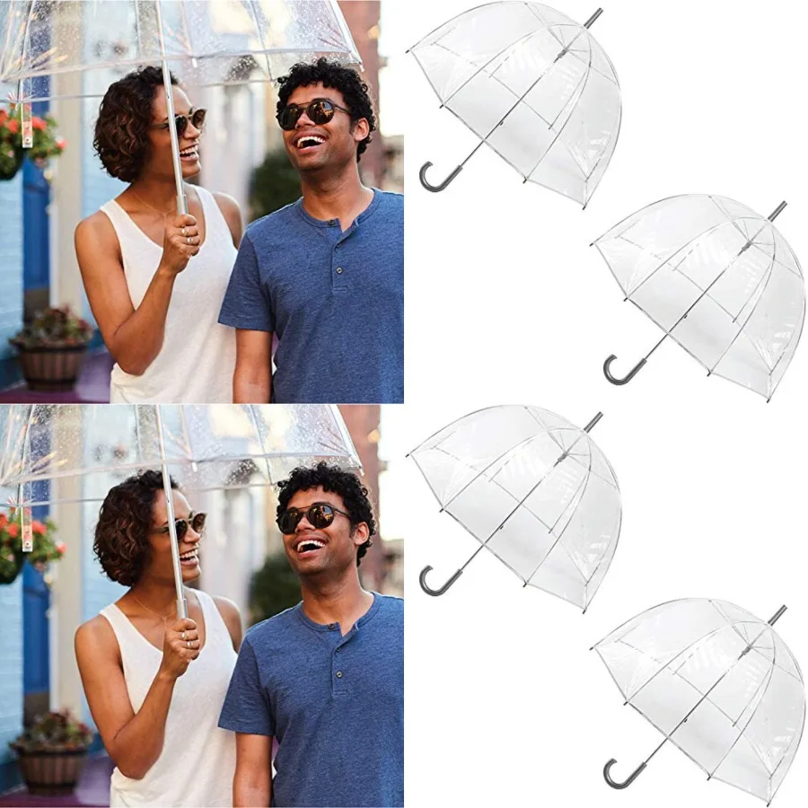

Adult Bubble Umbrella with Dome Canopy and Lightweight Wind and Rain Protection