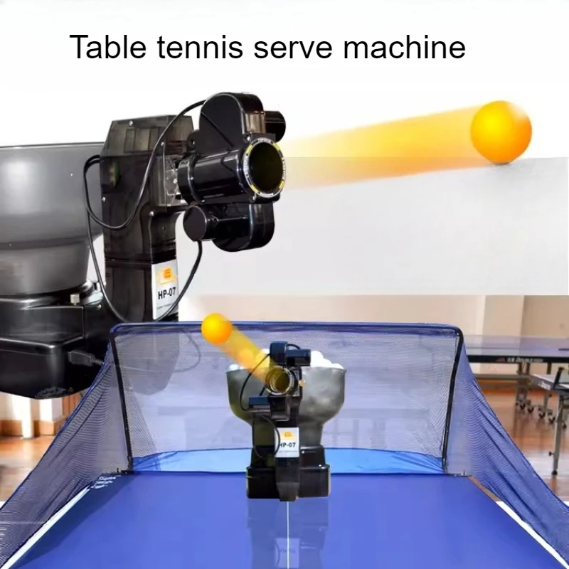 Adjustable Table Tennis Serve Machine Portable Table Tennis Serving Device Large Capacity Ball Trainer Lightweight Balls Parts