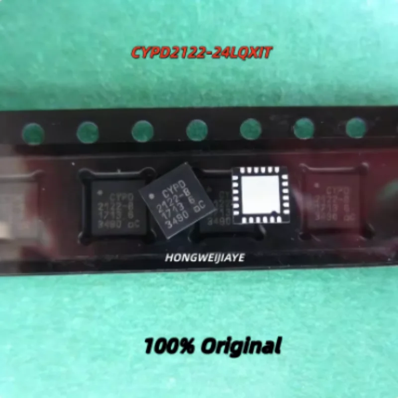 10PCS CYPD2122-24LQXIT CYPD3171-24LQXQ EZ-PD CCG2 CCG3PA USB Type-C PD Controller QFN-24 SMD Fast Charging Interface IC