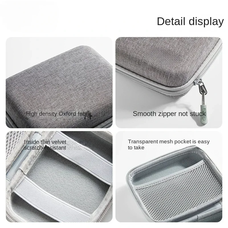 Portable Protective EVA Camera Hard Case Waterproof Durable Mini CCD Camera Storage Box Zipper Camera Bag Suitable for Polaroid