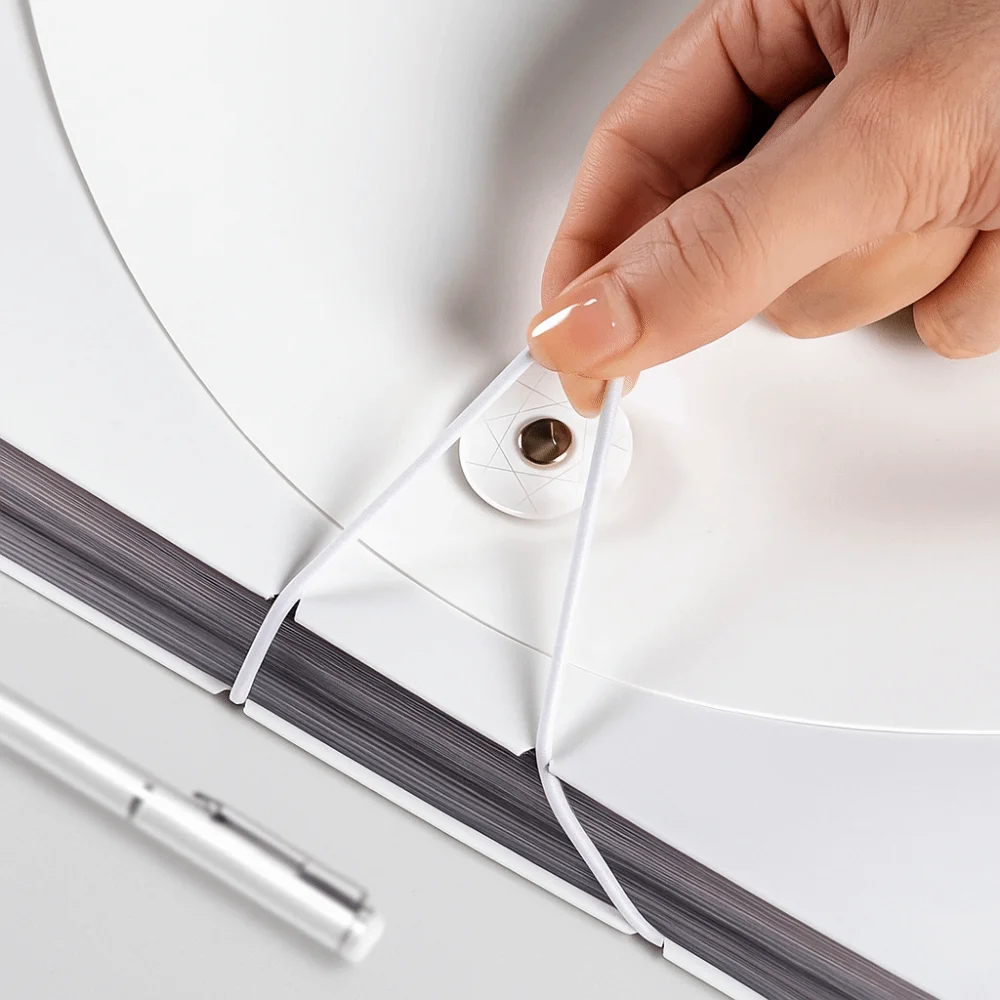 Durable Waterproof A4 File Folder Large Capacity Partition Layer a4 Document Organizer Snap Closure Storage Organizer Home