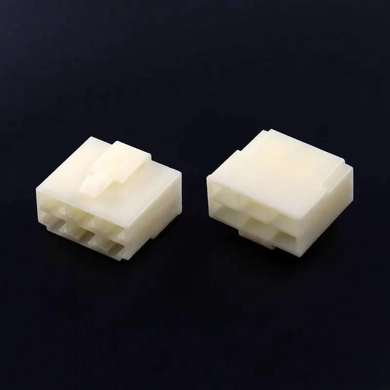 10 Stück 6,3 mm Motorrad-Elektrofahrzeug-Kabelverbinder, Stecker und Buchse, 2P 3 4 Docking-Steckverbinder – Detail 8