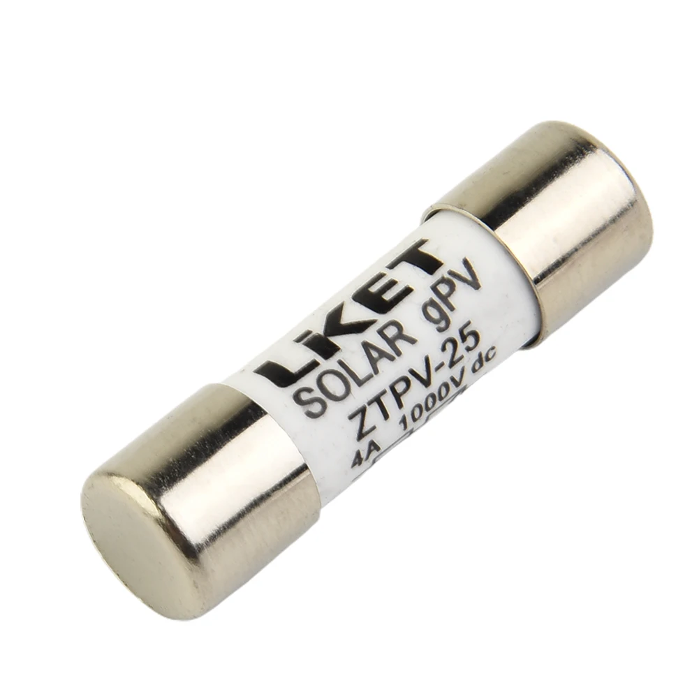 태양광 발전 DC 퓨즈, 전원 시스템용 DC PV 태양광 퓨즈, 1038 DC1000V, 멜트 1A, 2A, 3A, 4A, 5A, 6A, 8A, 10A, 12A, 15A, 16A, 20A
